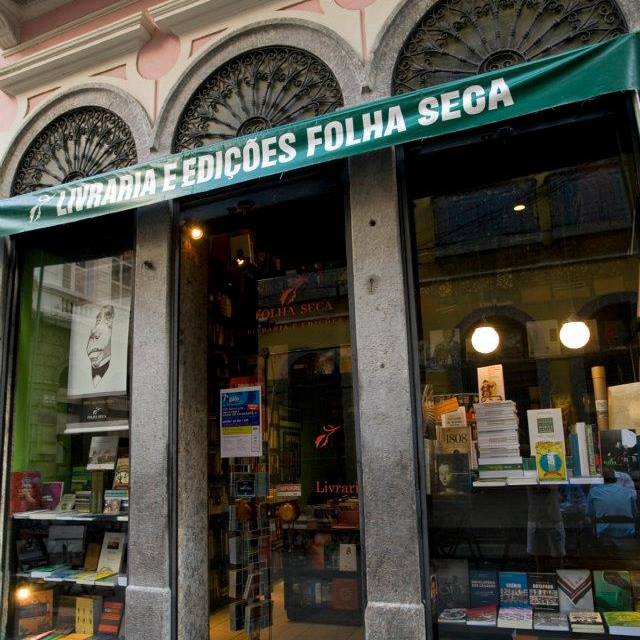 Livraria Folha Seca. Centro do Rio de Janeiro.